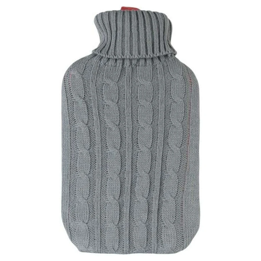 Warmwaterkruik rubber 2 liter met col 1 st