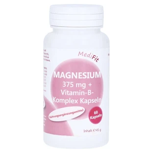 Magnesio 375 Mg+complejo vitamínico B cápsulas 60 Cápsulas