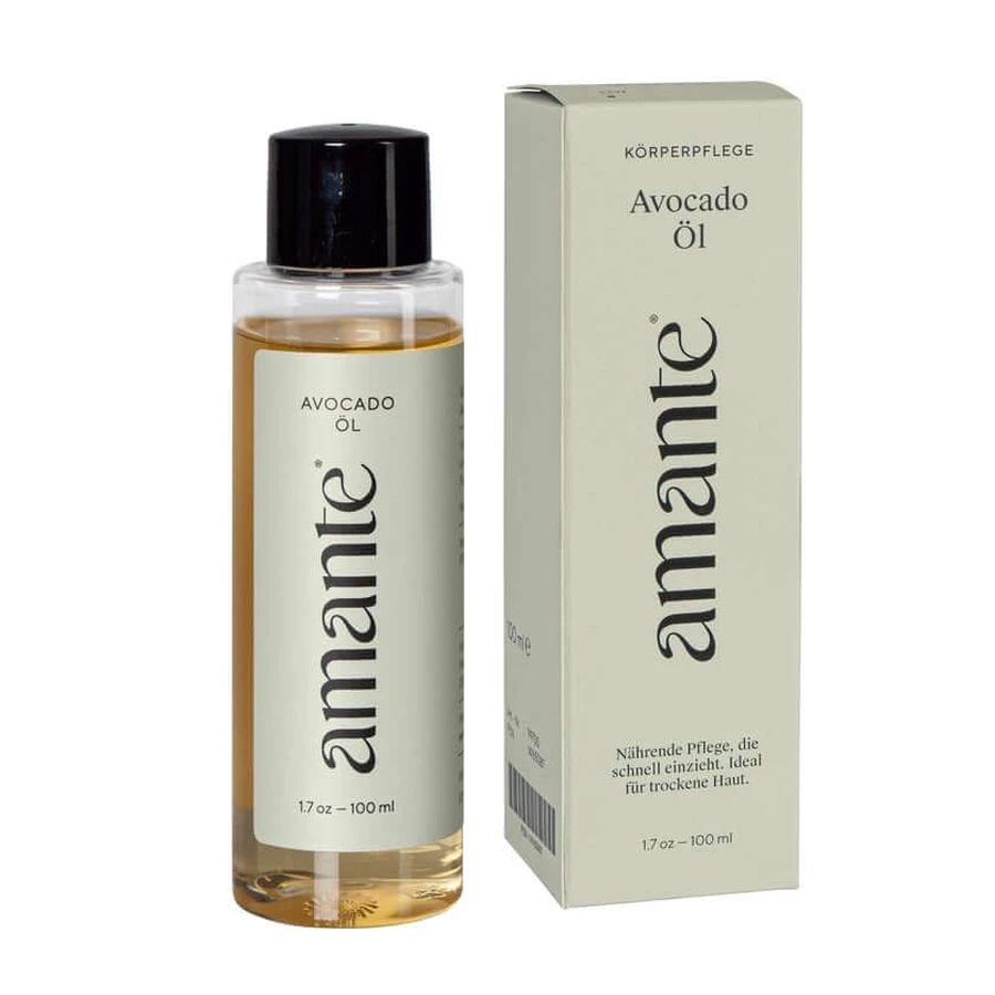 Avocadoöl 100 % rein - Hautpflegeöl Amante 100 ml