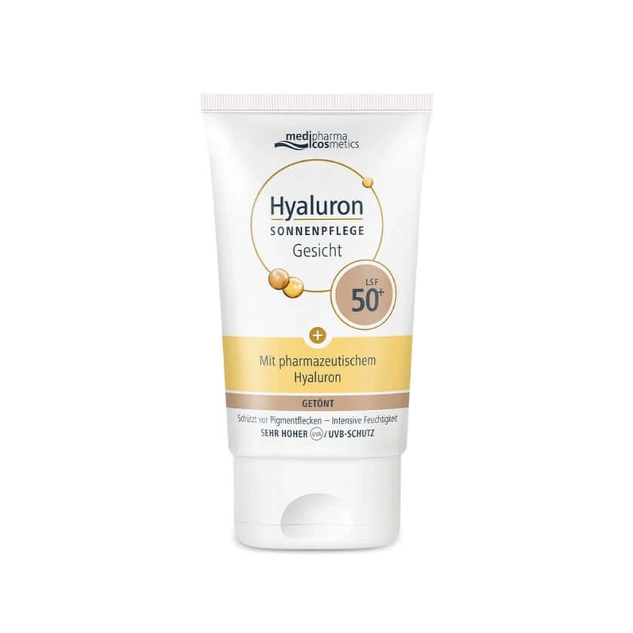 Hyaluron zonverzorging gezicht getint SPF 50+ 50 ml