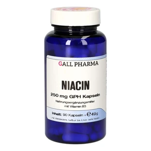 Niacina 250 mg GPH Cápsulas 90 Cápsulas