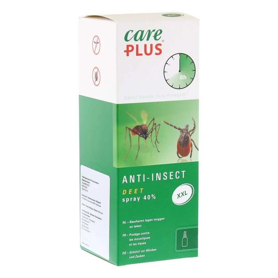 CARE PLUS Spray anti-insectes Deet 40% XXL 200 ml