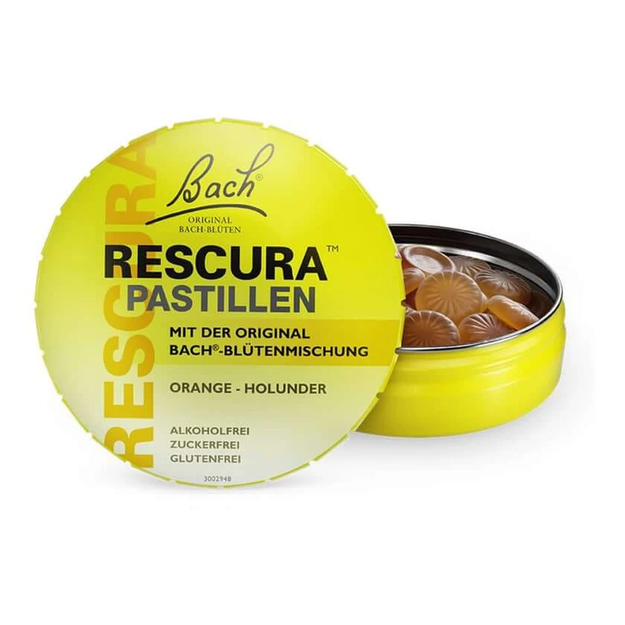 Bach RESCURA Pastilles Sinaasappel Vlierbes 50 g