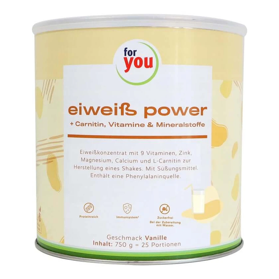 for you eHealth Protein Power Vanilla 750 g