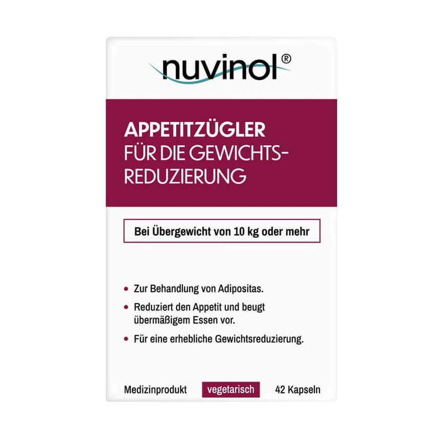 nuvinol appetite suppressant capsules 42 pcs.