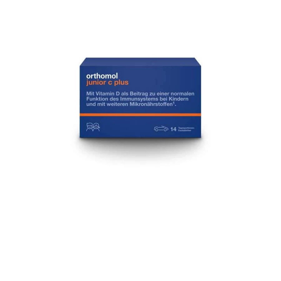 Orthomol junior C plus chewable tablets tangerine-orange/forest fruit 14 pcs.