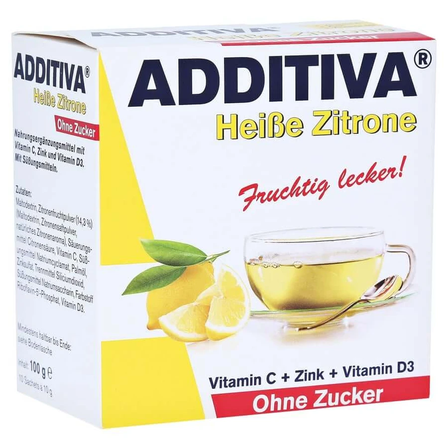 Additiva citron chaud sans sucre truc 100 g
