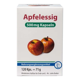 Apple cider vinegar 500 mg capsules 120 Capsules