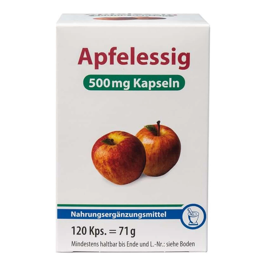 Apple cider vinegar 500 mg capsules 120 Capsules
