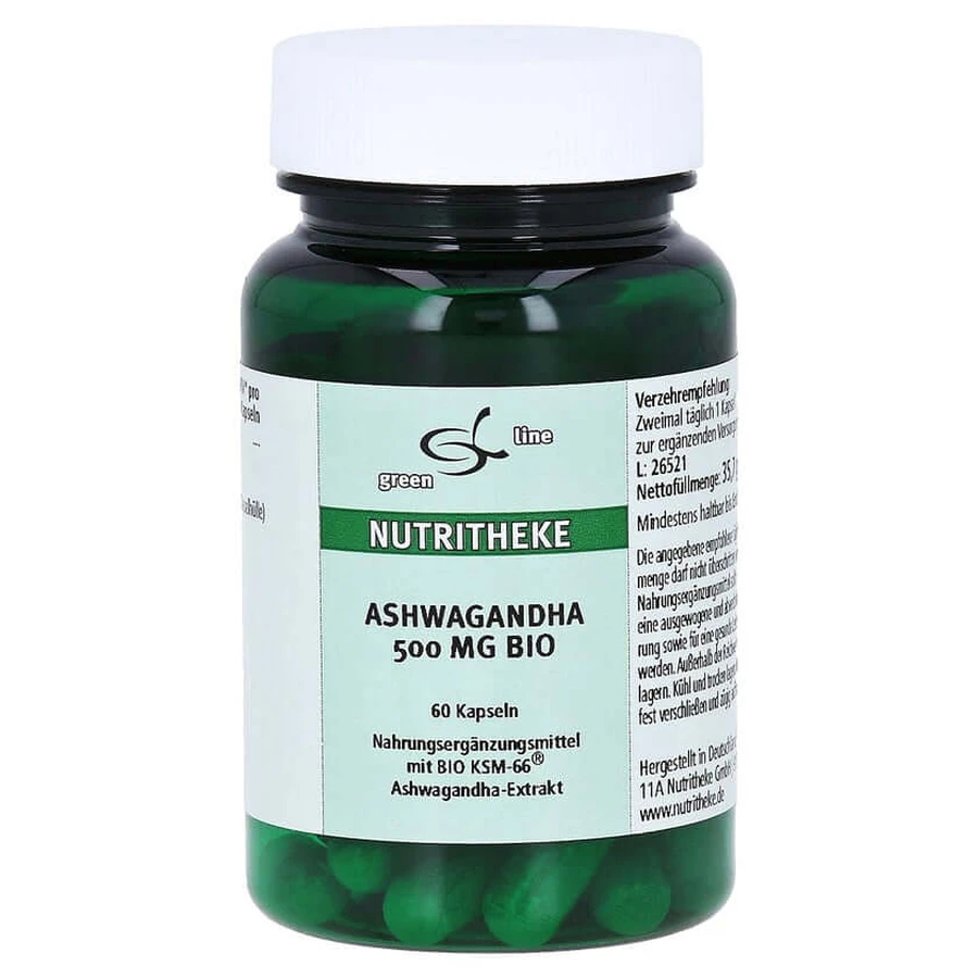 Ashwagandha 500 mg Bio Kapseln 60 St