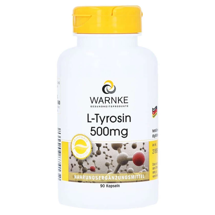 L-tyrosine 500 mg gélules 90 gélules