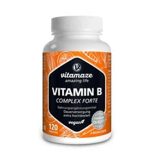 Vitamine B-Complex extra hooggedoseerd veganistisch 120 St
