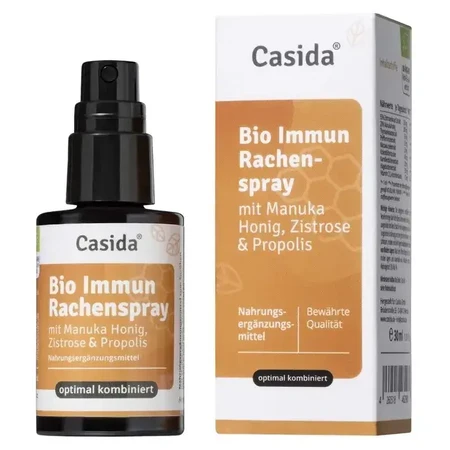 Organic immune throat spray with manuka honey, cistus & propolis 30 ml