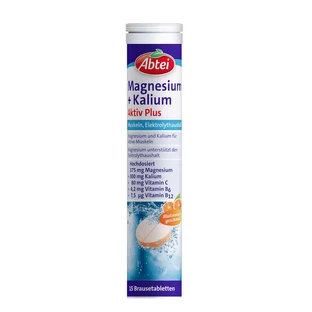Abbey Magnesium + Potassium Active Plus 15 St