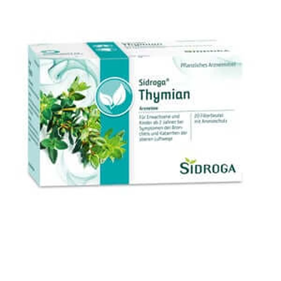 Sidroga Thyme Tea Filter Bag 20X1,6 g