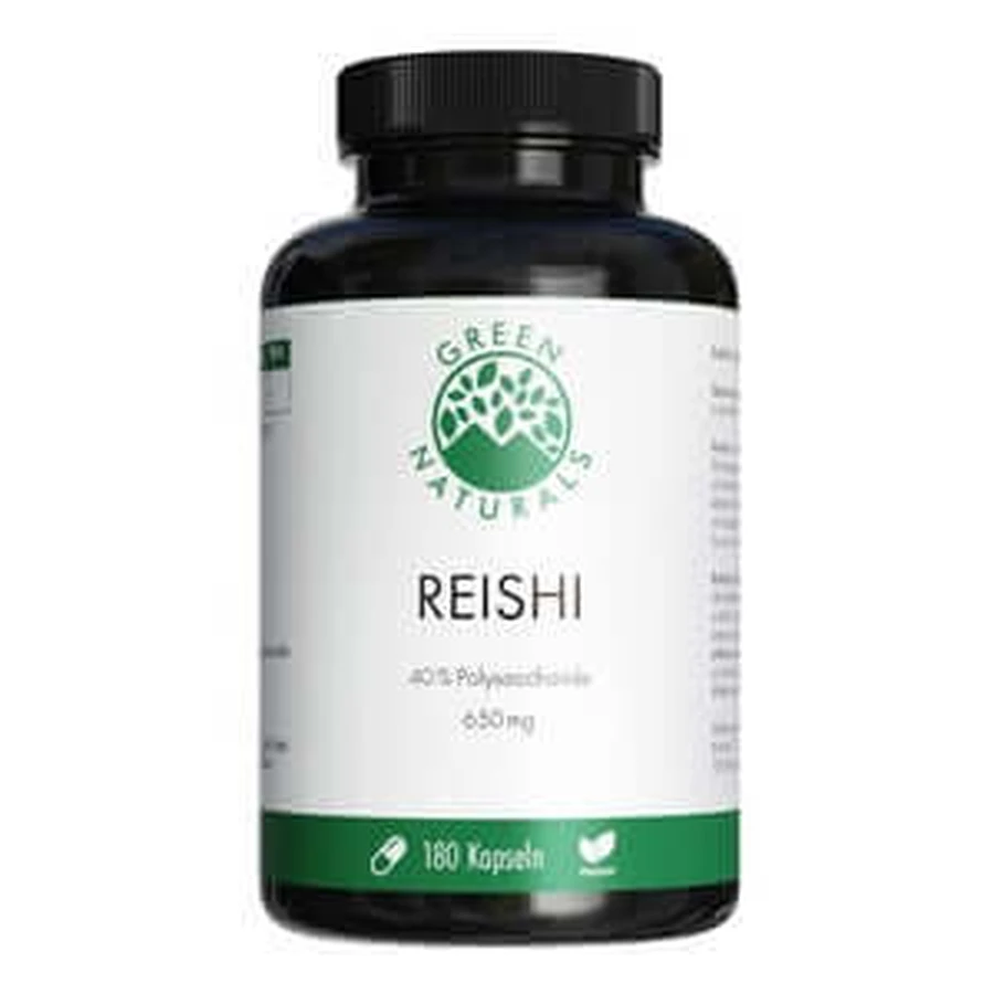 Green Naturals Reishi 650 mg vegano 180 St