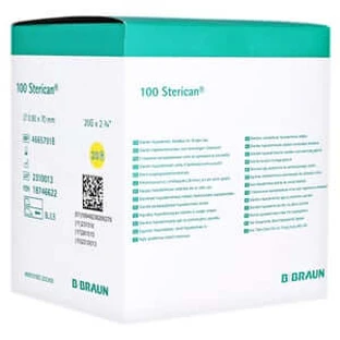Canule jetable Sterican 20 G 70 mm 100 pcs