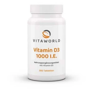 vitaworld Vitamine D3 1000 U.I. 200 St.