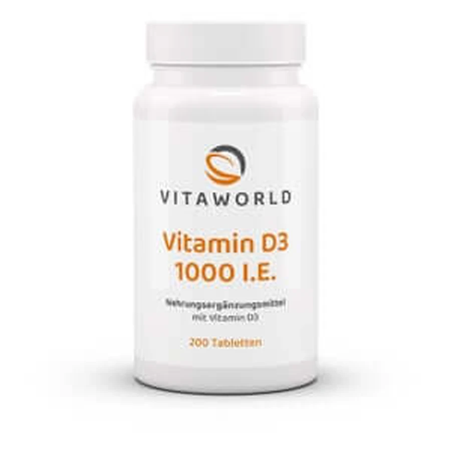 vitaworld Vitamine D3 1000 U.I. 200 St.