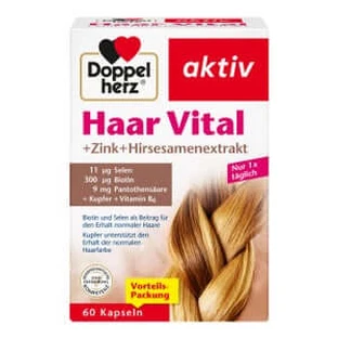 Doppelherz Haar Vital+zink+hirse Kapseln 60 St