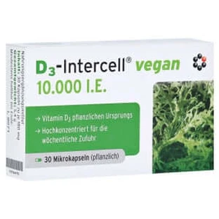 D3-intercell Vegan 10.000 I.E. Capsules 30 Capsules