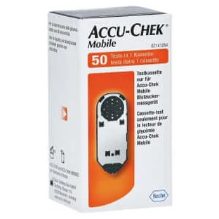 Accu-chek Mobiele Testcassette Plasma II 50 stuks.