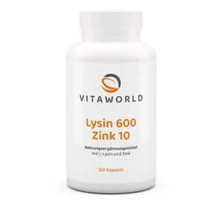 Lysine 600 mg plus zinc 10 mg 120 St