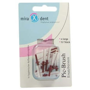 Miradent interdental brushes Pic-Brush replacement brushes x-large bordeaux 12 pcs.