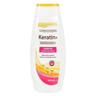 Champú para cabellos coloreados Keratin+, 400 ml, Gerocossen