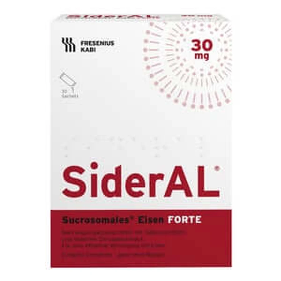 SiderAL Iron Forte 30mg Citrus 30 St