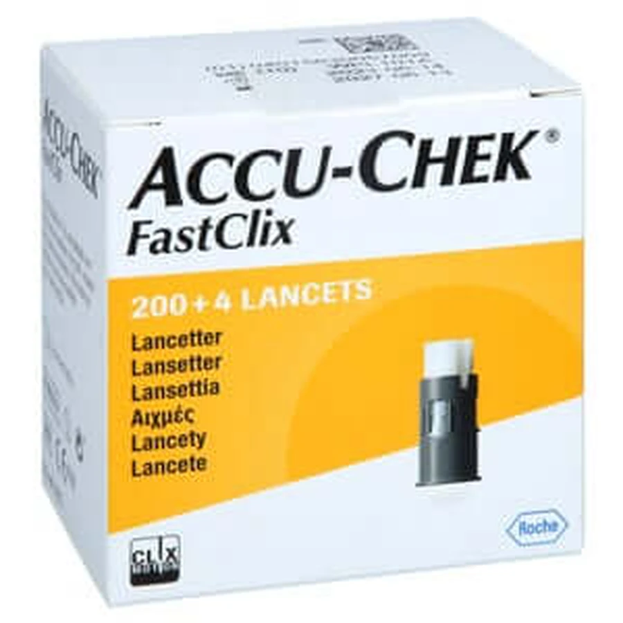 Lancetas Accu-chek Fastclix 204 uds.