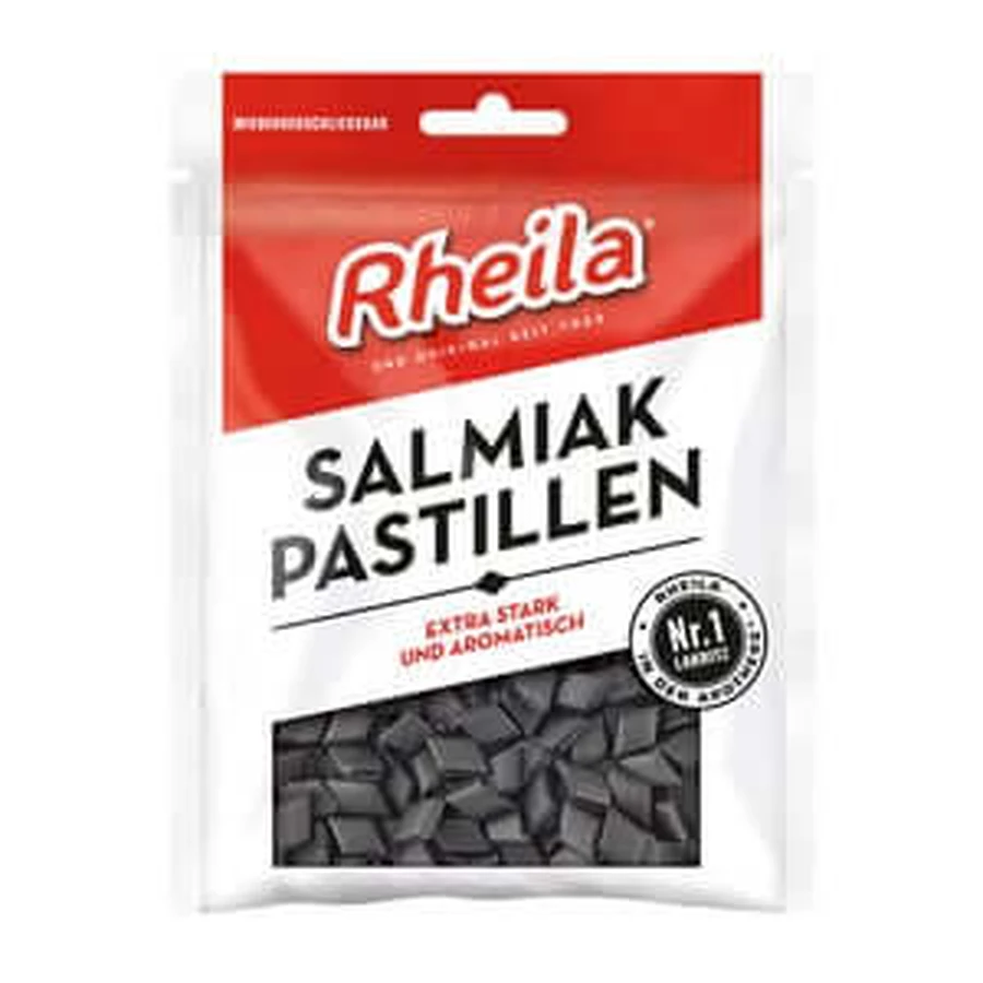 Rheila Salmiak pastilles met suiker 90 g