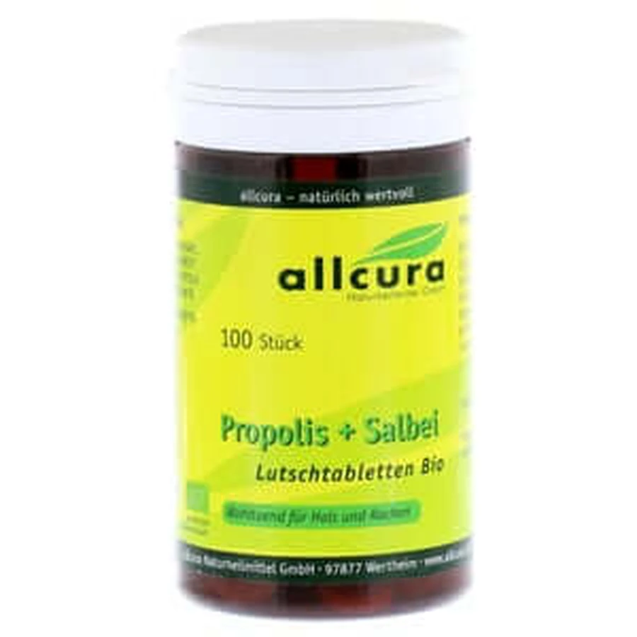 Propolis Sage Lozenges Organic 100 St