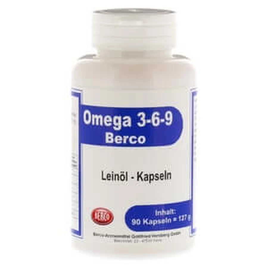 Omega-3-6-9 Berco Cápsulas 90 Cápsulas