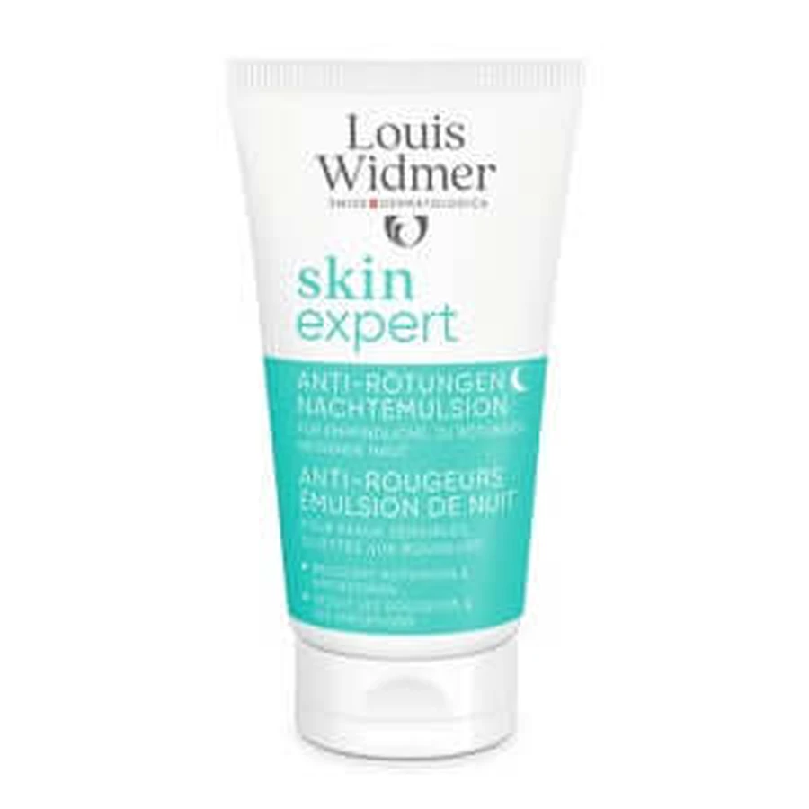 Louis Widmer skinexpert émulsion de nuit anti-rougeurs o.p 50 ml
