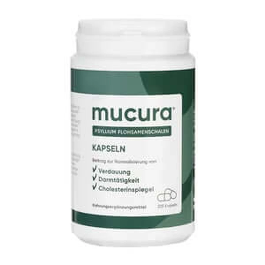 Mucura Psyllium Husk Cápsulas 225 Cápsulas
