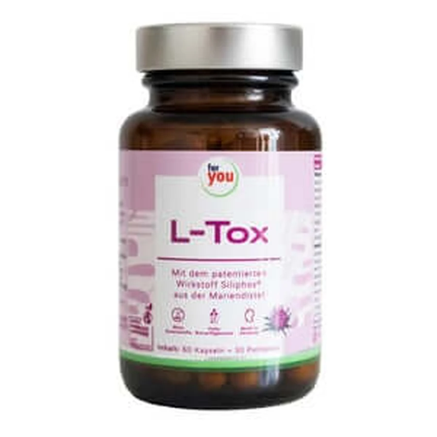 para usted L-Tox - Cápsulas de desintoxicación hepática 60 Cápsulas