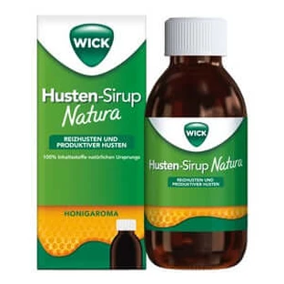 WICK Cough Syrup Natura with honey flavor from 12 years 140 ml