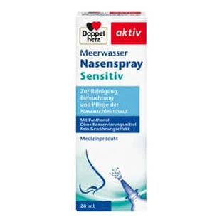 Double Heart Active Seawater Nasal Spray with Panthenol 20 ml
