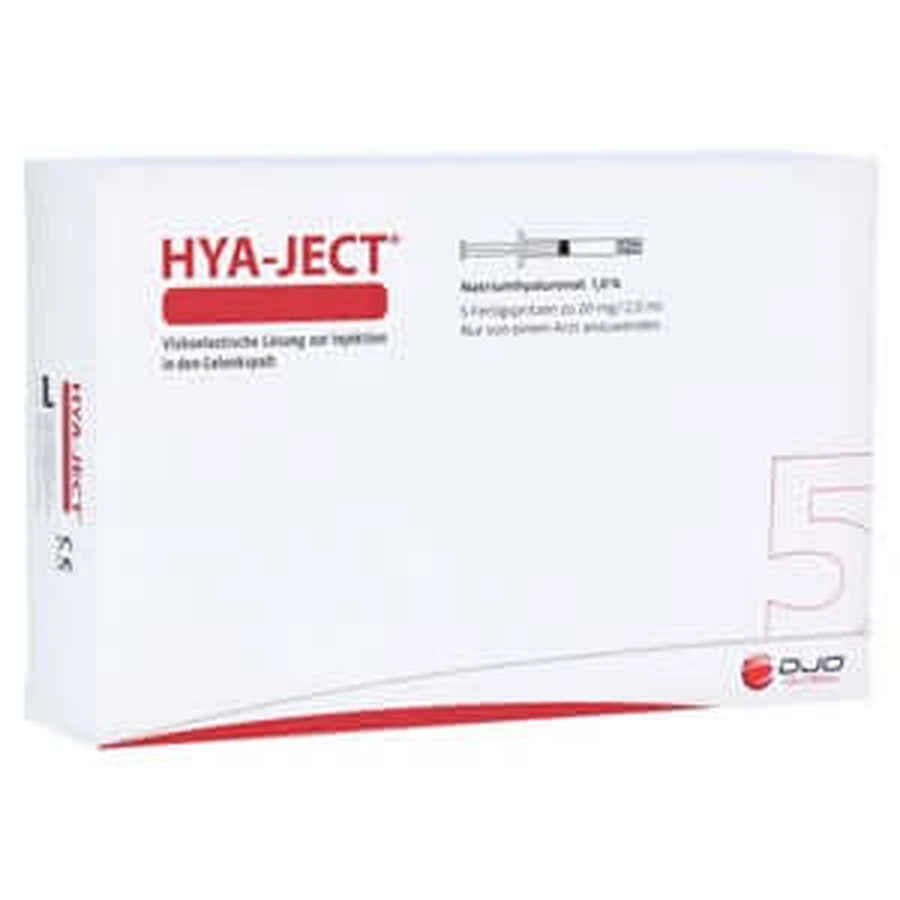HYA JECT prefilled syringes 5 pcs