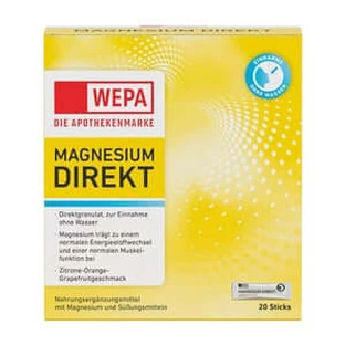WEPA Magnesium Direkt Sticks 20 St