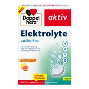 Double Heart Electrolytes Sugar Free Effervescent Tablets 6X15 St