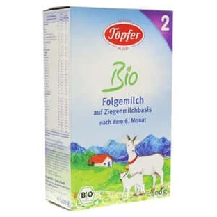 Leche de continuación ecológica Töpfer a base de leche de cabra 400 g