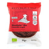 Biologische pure chocolade, bruine rijst en maïs, glutenvrij, 32g, Republica Bio