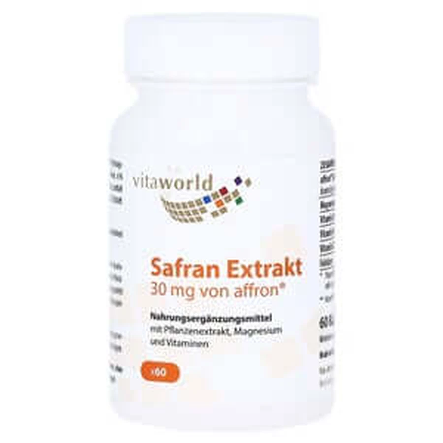 Saffron extract 30 mg capsules 60 Capsules