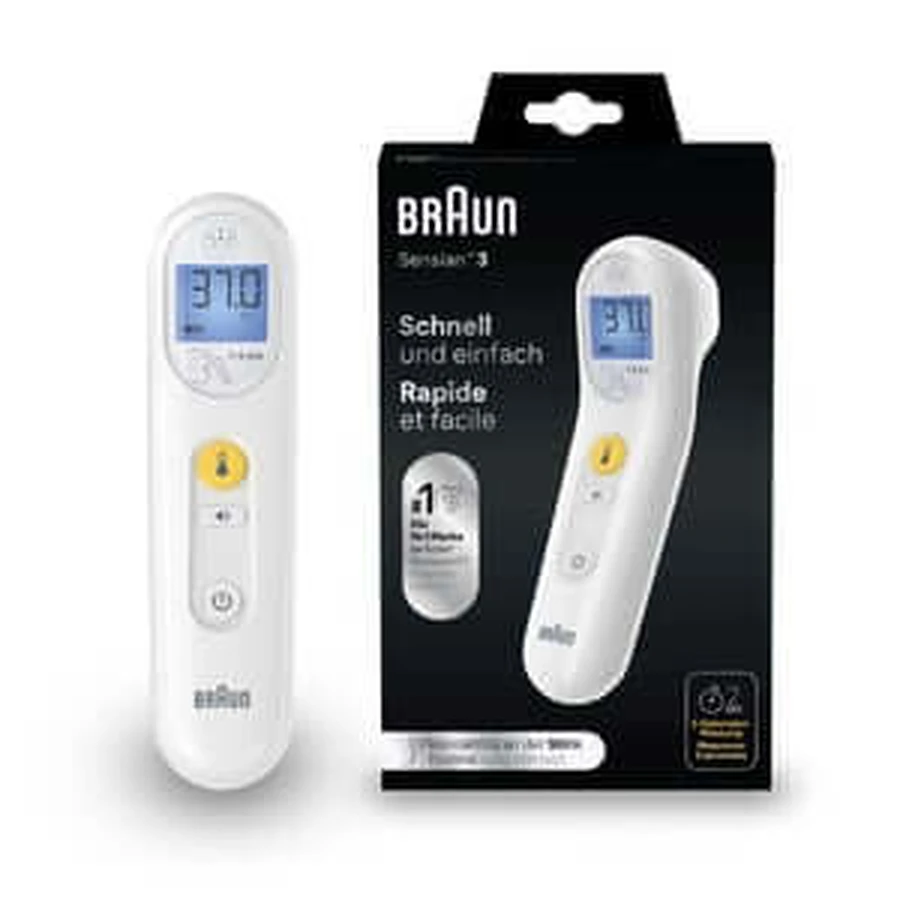 Braun Sensian™ 3 Contactloze voorhoofdthermometer 1 stuk