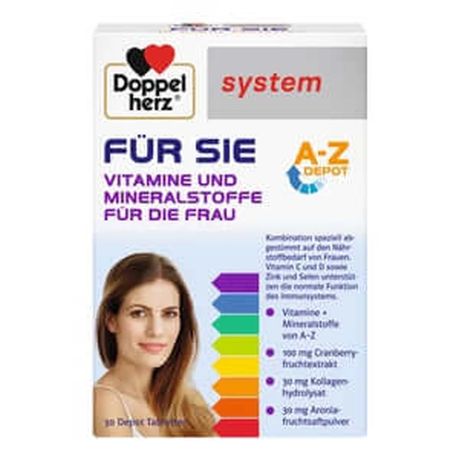 Doppelherz system FÜR SIE Vitamins and minerals 30 St