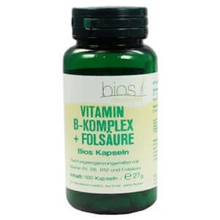 Vitamine B Complex+foliumzuur Bios Capsules 100 Capsules