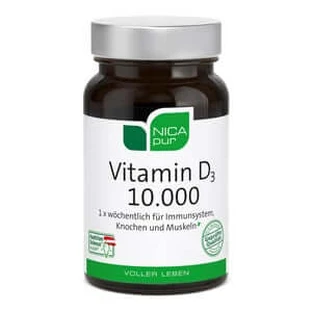 Nicapur Vitamine D3 10.000 Capsules 60 Capsules