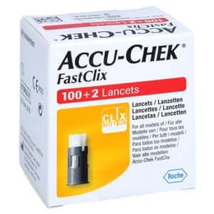 Accu-chek Fastclix lancetten 102 stuks